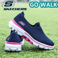 Go WALK *Skechers_รองเท้าผ้าใบลําลอง แบบสวม ผ้าตาข่าย สําหรับสตรี พลัสไซซ์ 36-45 2023
