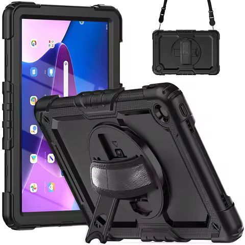 Case For Lenovo Tab M10 Plus 3rd Generation 10.6 inch 2022 TB125FU TB128FU Tablet Case Kickstand Hol