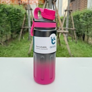 QCOOL สแตนเลส316 สีทูโทน ขนาด 700ml. ขวดน้ำทรงกระบอก ยกดื่ม มีหูหิ้ว