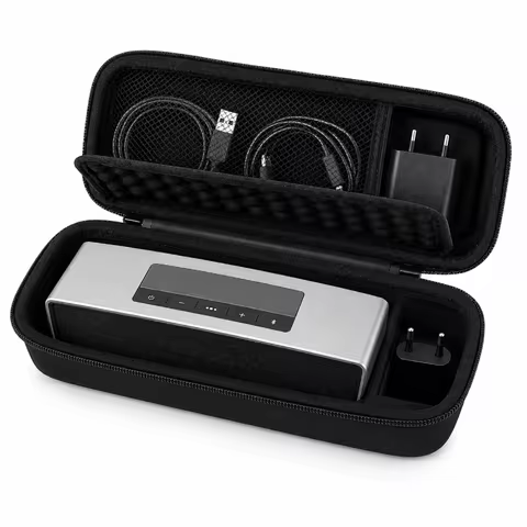 Bose SoundLink Mini 1 & Mini 2 Speaker Case, EVA Hard Shell Travel Carrying Case with Mesh Pocket, S