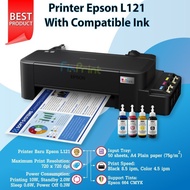 Baru Printer Epson L121 A4 Ink Tank Printer Epson L121 L 121 L121