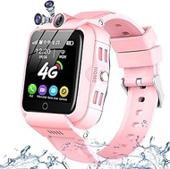 DDIOYIUR Kids Smart Watch, 4G GPS Tracker Child Phone Smartwatch with WiFi, SMS, Call,Voice &amp; Video Chat,Bluetooth,Alarm,Pedometer, Wrist Watch Suitable for 4-16 Boys Girls Birthday Gifts.