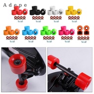 Adepe 4pcs Skateboard Wheels Longboard Wheels Road Skate 78A Outdoor Skating Bearing Cruiser Wheels 
