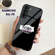 Case Kaca Samsung S21 FE- Casing Hp SamsungS21 FE - Softcase Kaca Glossy Samsung S21 FE - Case Keren