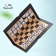 [Garende] Folding Chessboard Wallet Chess Set Portable Travel Family Party Chess Set International C