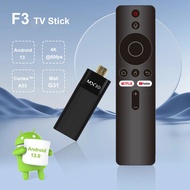 Mx10-f3 Stick New Android13.0 2gb 16gb Allwinner H313 Good Price Mini Wifi Bt 1080p 4k Tv 2g+16g Tv 