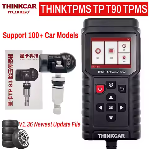ThinkCar THINKTPMS TP T90 Pro TPMS Programmer S3 315/433MHz 2in1 Car Tire Pressure Diagnosis Tool TP