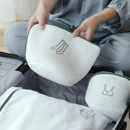 日本霜山 襪子專用防纏繞防勾絲洗衣袋/絲襪護洗袋-3入