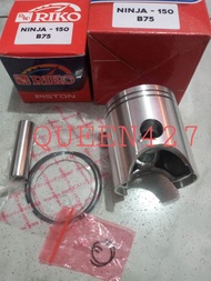 PISTON KIT SEHER SET RING KAWASAKI NINJA 150 R RR B75 PEN 15 MM RIKO