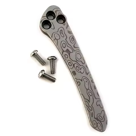 1PC Damascus steel Knife CNC Back Clip For Spyderco Paramilitary 2 Spyderco Para 3 C81 Endura 4 Deli