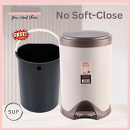 (12L) Kitchen Pedal Bin Quiet Dustbin Soft Closed / Pedal Dustbin / Tong Sampai Pijak / Dusbin
