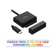 FIDECO TYPE-C TO SATA HDD CONVERTER (ID15BK)