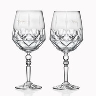 (一對價)660cc【義大利RCR】Alkemist 鑽石燦光婚禮水晶紅酒對杯