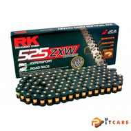 Genuine Super Durable RK 525 ZXW Black and Yellow Chain