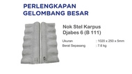 nok steel karpus / wuwung asbes djabesmen gelombang besar 6 ( B 111 )