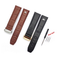 Genuine Leather Watch Strap 20mm 22mm for Maurice Lacroix LES CLASSIQUES MASTERPIECE PONTOS Men's Wa