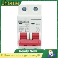 Lhome DC Circuit Isolator 50A Small 6000A Breaking Capacity Low Voltage Mini