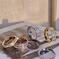 Korean Titanium Steel Ring Silver Color Hip hop Couple Friendship Ring Unisex No Rust Cincin Earring