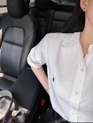 Ralph Lauren polo白色襯衫女拉夫勞倫