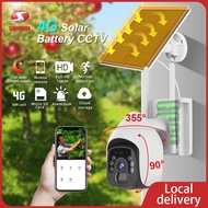 Sinovision Q5 Solar 4G Cctv 12000Mah 3MP 355 ° Kamera Ptz IP66 Kalis Air Luar Cctv Malam Warna Penuh penglihatan Kad Sim Bersepadu Cctv