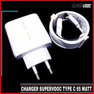 CHARGER COMPATIBLE FOR OP RENO5 RENO 5 SUPER VOOC TYPE C 65 WATT