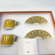 Hermes 愛馬仕Soleil d'Hermès咖啡杯與杯碟