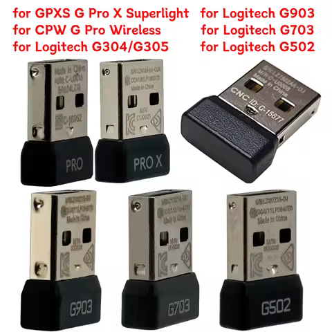 USB Receiver Replacement Mouse Receiver Adapter Wireless Dongle Adapter for Logitech G Pro Wireless/