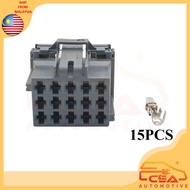 1PCS 15PIN 8-968973-2 TE CONNECTIVITY AMP MCP 2.8 AUTOMOTIVE CONNECTOR SOCKET 15pin