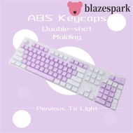 BLAZESPARK Mechanical Keycaps Keyboard Replacement 104Pcs Mechanical Keyboard OEM Injection 104/108 