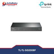 TP Link Jetstream 8-Port Gigabit Smart Switch with 4-Port Poe+ Tl-Sg2008p Infobahn