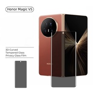 For Honor Magic V5 Magic V3 / VS3 5G Privacy Tempered Glass 3D Curved Full Cover Anti Peeping Screen