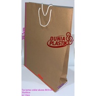 12pc TAS KERTAS COKLAT BESAR 30x40x10cm kantong kertas paper goodie bag polos paperbag craft kraft