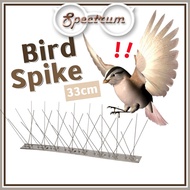 (1 PCS) 33cm Bird Spikes Repellent Mat Stainless Steel Animal Repeller Chase Birds Device Dashboard 