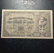 Unik uang kuno jp coen 100 G ttd Van Rossem Berkualitas