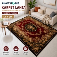 3D Floor CarpetTAFFHOME Persian Pattern Polyester Rug 1.4x2M