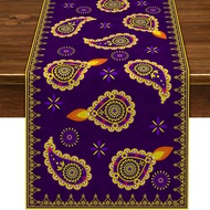 Happy Diwali Table Flag Linen Diwali Party Decoration Indian Diwali Kitchen Restaurant Home Decorati