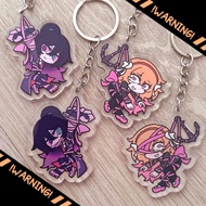 Limbus Company Roseate Desire EGO Ishmael Hong Lu Keychain Fanart By Tofuaru