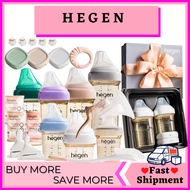 AUTHENTIC HEGEN Baby Feeding Bottle 2oz 5oz 8oz 11oz Original Malaysia Teat Replacement Flow Botol S