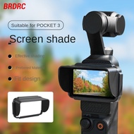 Brdrc Suitable for Dji OSMO POCKET 3 Screen Hood Protective Cover Sunshade Anti-Glare Accessories