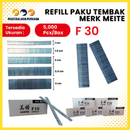 Isi Refill Mesin Paku Tembak Merk Meite- Air Nailer Staples Tembak Angin F30