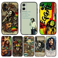 for OPPO Reno 8T 7 lite 7z 5G 6 4G 11F 12F 12FS 12 Bob Marley TPU phone case soft silicone black 5Y7