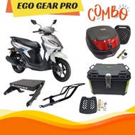 (Yamaha Ego Gear/Ego Gear Pro Hybrid) BKP 30L GS 36L Top Box Motor+Rapido Monorack/Adjustable Rack