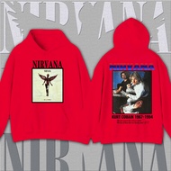 🎸  เสื้อฮู้ด Nirvana เหมาะสำหรับทั้งชายและหญิง เสื้อแขนยาว อบอุ่นและสบาย ลายพิมพ์ ทนทานต่อการหดและขุ