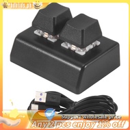 2 Keys Macro Programming Keyboard RGB Mini Keyboard Gaming Drawing Red Switch Custom Keyboard OSU Ga