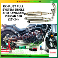 EXHAUST FULL SYSTEM SINGLE AHM KAWASAKI VULCAN 650 (23-24)