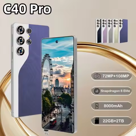 2026 Hot C40 Pro original intelligent 4G 5G dual card dual standby system global version 6.9inch 800