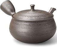 J-kitchens Tokoname Ware Teapot, Easy to Use, Natural, 8.1 fl oz (230 cc), Made in Japan