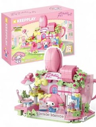 現貨全新🉐Keeppley Sanrio My Melody coffee shop小店積木 my melody積木