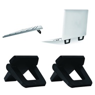 Self-Adhesive Mini Portable Laptop Stand, Invisible Computer Stand, Foldable Ergonomic Desktop Stand