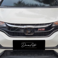 Black Chrome Logo Emblem for Honda Jazz RS GK5 Facelift Front Honda Jazz GK5 Accessories
